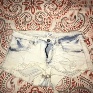 Forever 21 Light Wash Jean Shorts